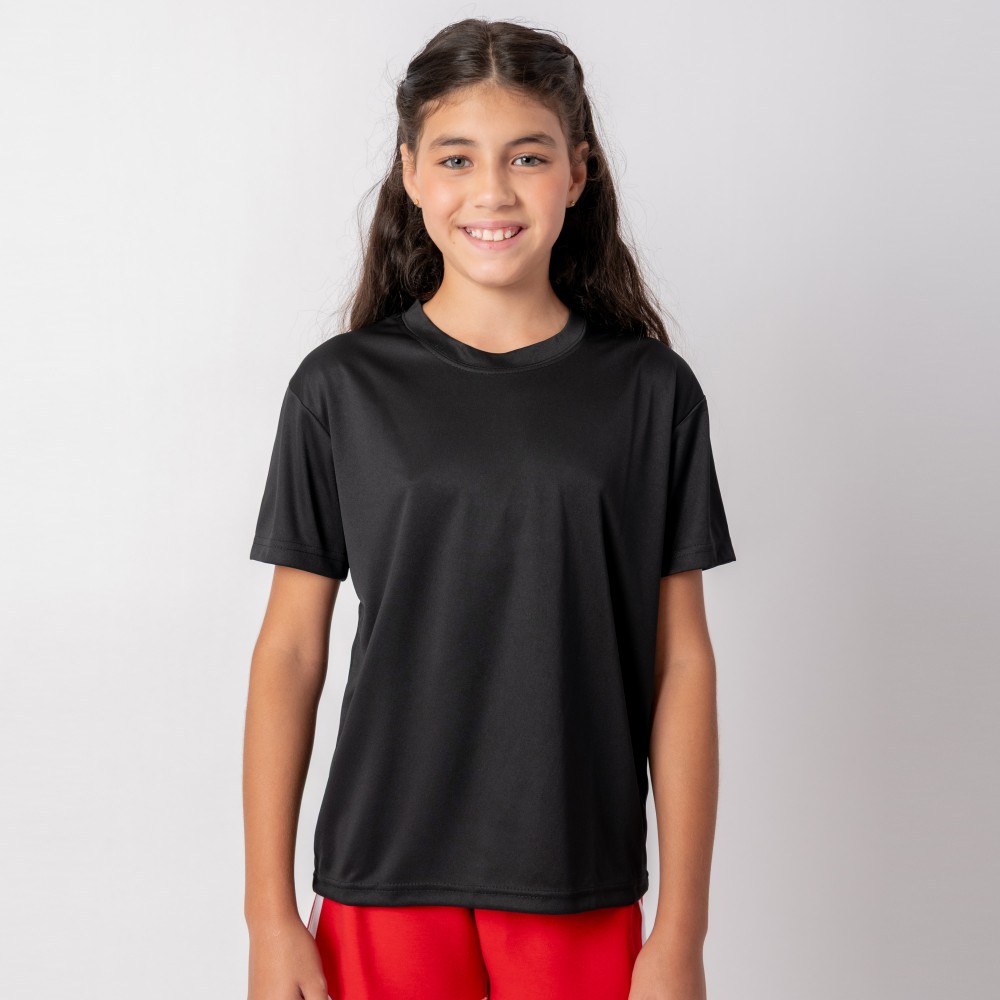 Camiseta Dry Niño Negro