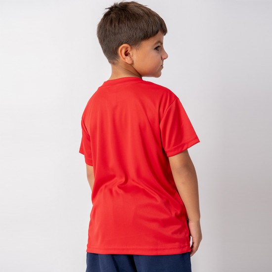 Camiseta Dry Niño Rojo