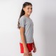 Camiseta Niño Gris Melange