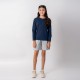 Camiseta Niño manga larga con puño Azul marino
