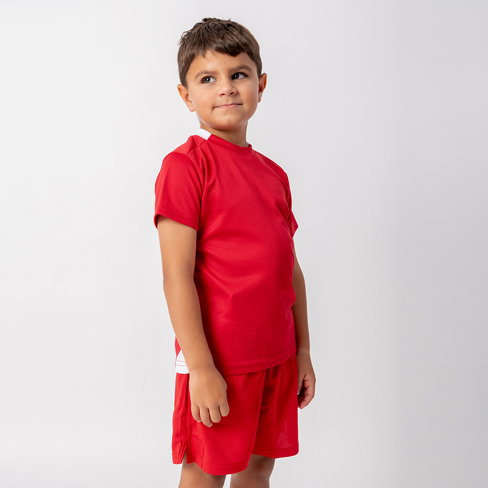 Camiseta de Futbol PRO Niño rojo/blanco