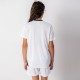 Camiseta de Futbol PRO Niño blanco/negro