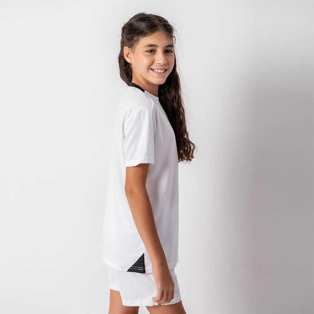 Camiseta de Futbol PRO Niño blanco/negro