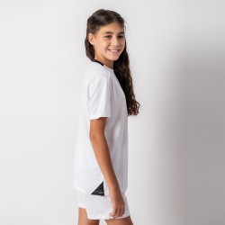 Camiseta de Futbol PRO Niño blanco/negro