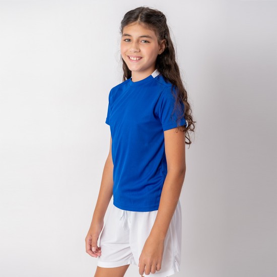 Camiseta de Futbol PRO Niño azul/blanco