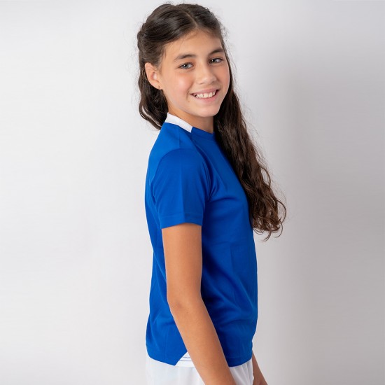 Camiseta de Futbol PRO Niño azul/blanco