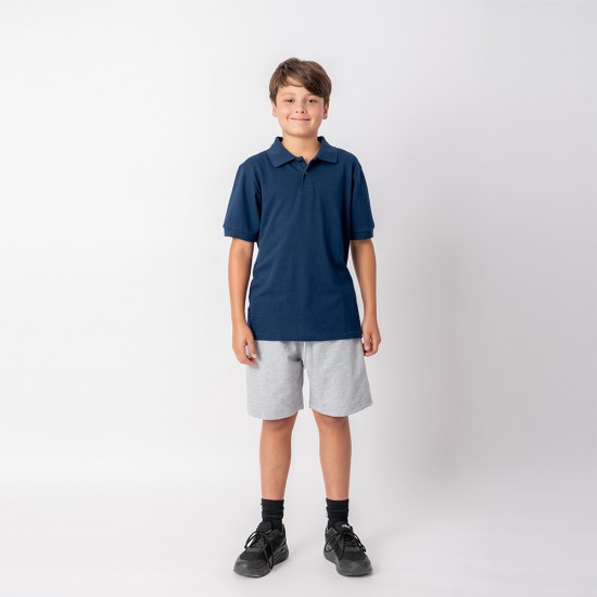 Remera Polo niño Mix Azul marino