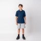 Remera Polo niño Mix Azul marino