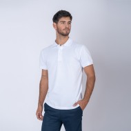 Remera Polo Blanca