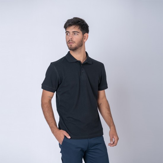 Remera Polo Negra