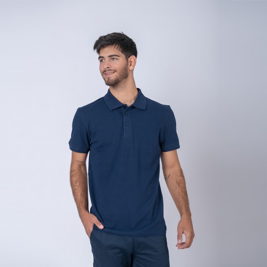 Remera Polo Azul