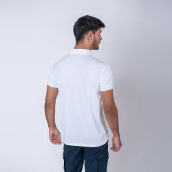 Remera Polo Dry Blanca