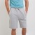 Short adulto French Terry Gris Melange
