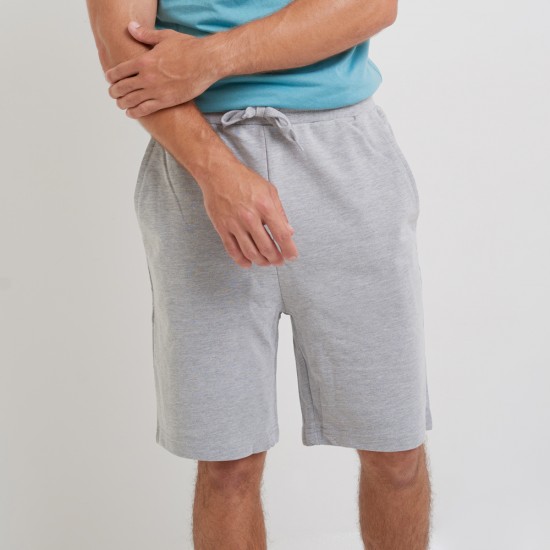 Short adulto French Terry Gris Melange