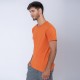 Camiseta slim algodon terracota