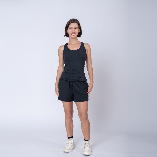 Top Mujer Negro 5% Spandex