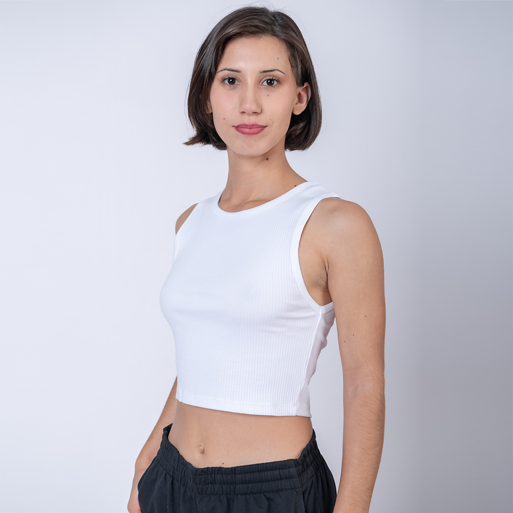 Top Dama Verano Blanco