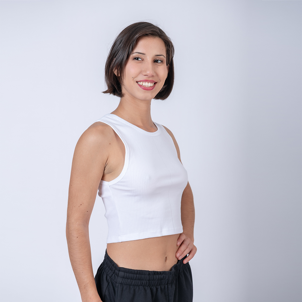 Top Dama Verano Blanco