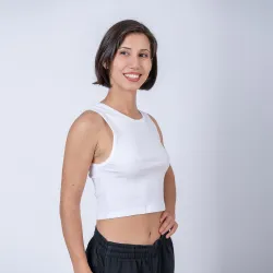 Top Dama Verano Blanco