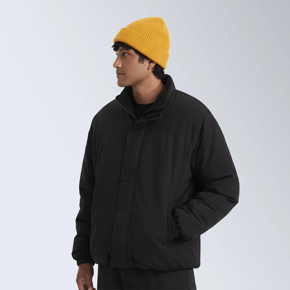 Campera Polar Flip Reversible Negro