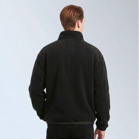 Campera Polar Flip Reversible Negro