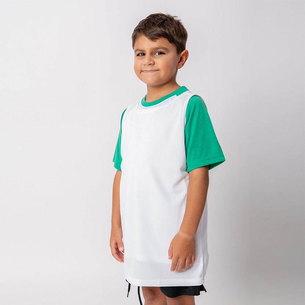 Chaleco Entrenamiento Niño Blanco