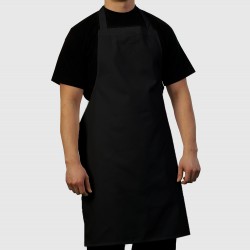 Delantal Liso S/Bolsillo SW 5 Unidades Negro
