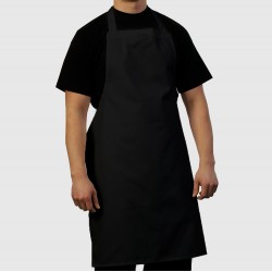 Delantal Liso S/Bolsillo SW 5 Unidades Negro