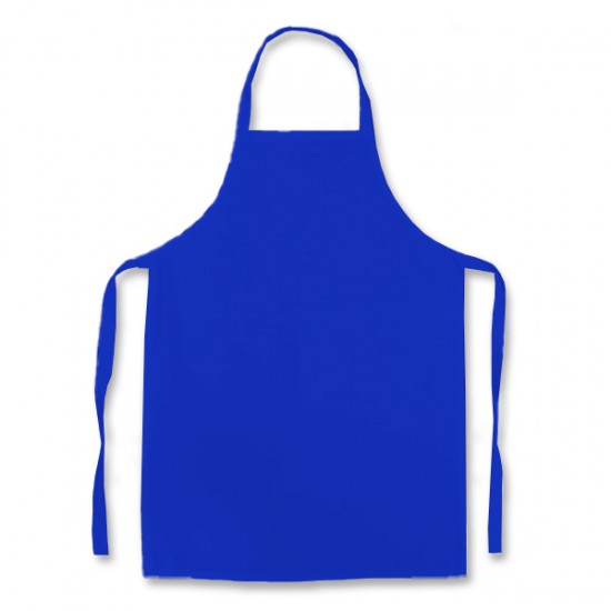 Delantal Liso S/Bolsillo SW 5 Unidades Azul Francia