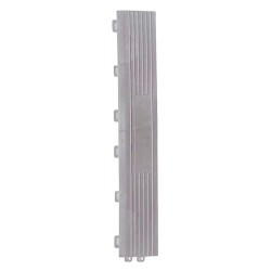 Lateral Piso Plastico Encastrable Hembra Gris