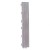 Lateral Piso Plastico Encastrable Hembra Gris
