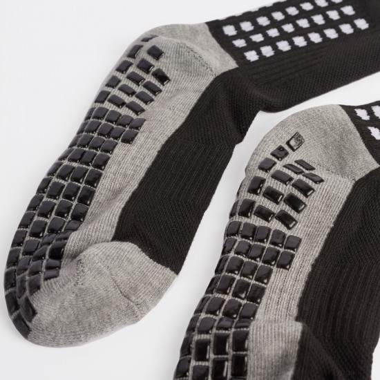 MEDIAS FÚTBOL LARGAS ANTIDESLIZANTE DSR105 NEGRO