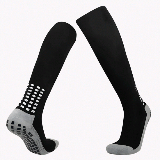 MEDIAS FÚTBOL LARGAS ANTIDESLIZANTE DSR105 NEGRO