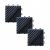 Piso Felpudo Encastrable 15x15 Negro/Gris