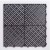 Piso Plástico Encastrable 40x40cm Negro