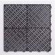 Piso Plástico Encastrable 40x40cm Negro