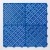 Piso Plástico Encastrable 40x40cm Azul
