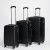 Set Valijas Abs 20" 24" 28" Negro