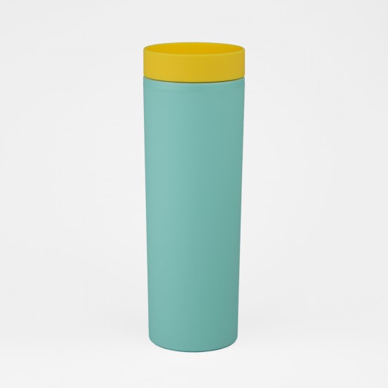 Vaso Plastico 500ml con Sorbito Cel. / Ama.