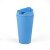 Vaso Plastico 450ml con Sorbito Celeste