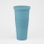 Vaso Plastico 680ml con Sorbito Celeste