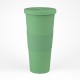 Vaso Plastico 680ml con Sorbito Verde Claro