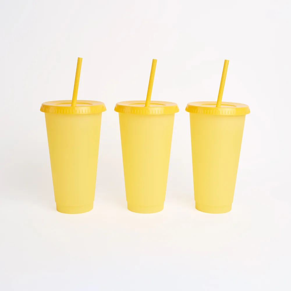 Vaso termo cromático x10 AMARILLO