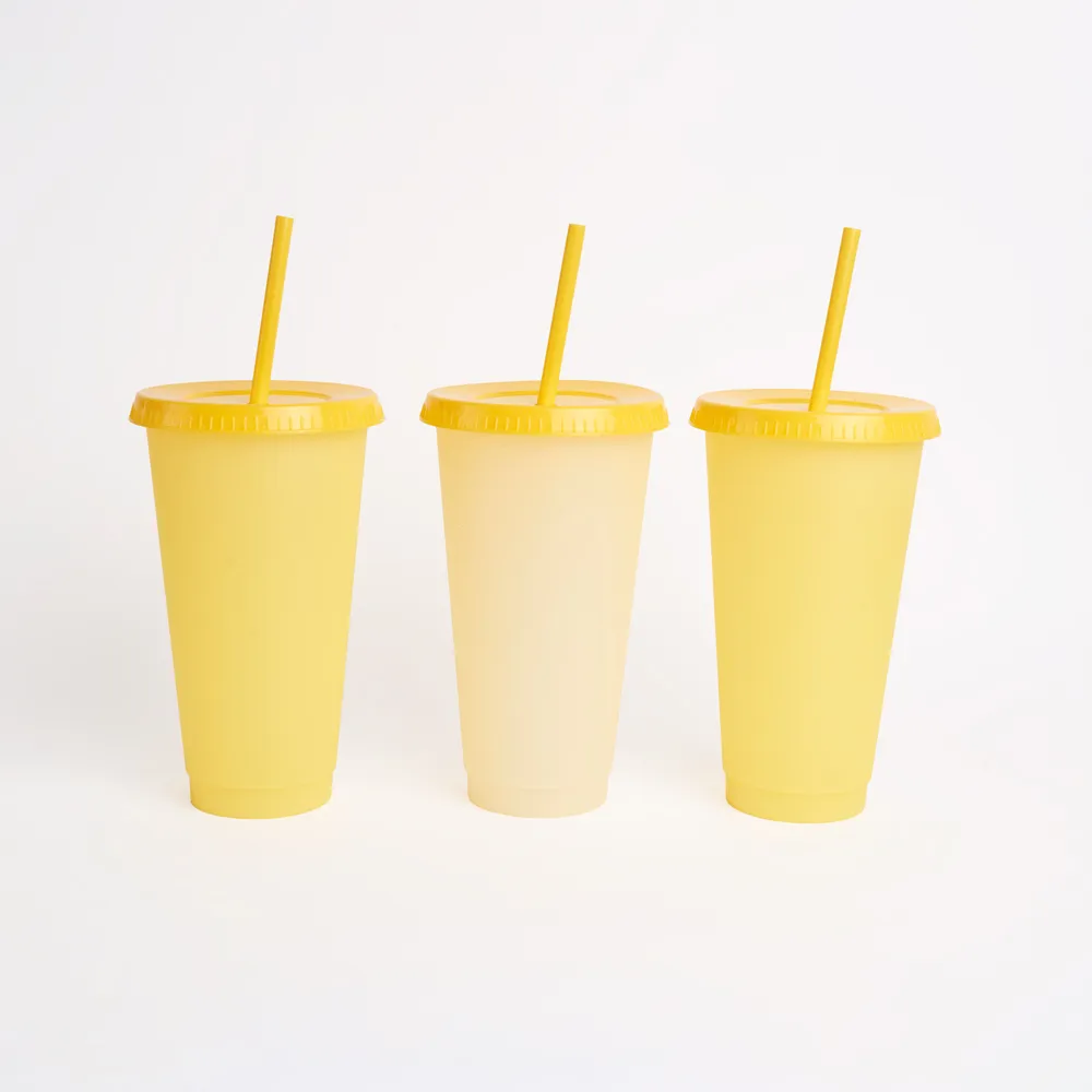 Vaso termo cromático x10 AMARILLO