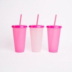 Vaso termo cromático x10 FUCSIA