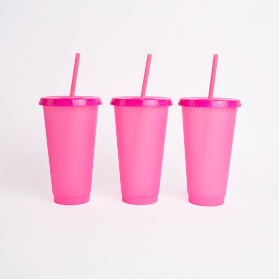 Vaso termo cromático x10 FUCSIA