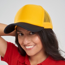 Gorro Trucker 5003 Amarillo/Negro