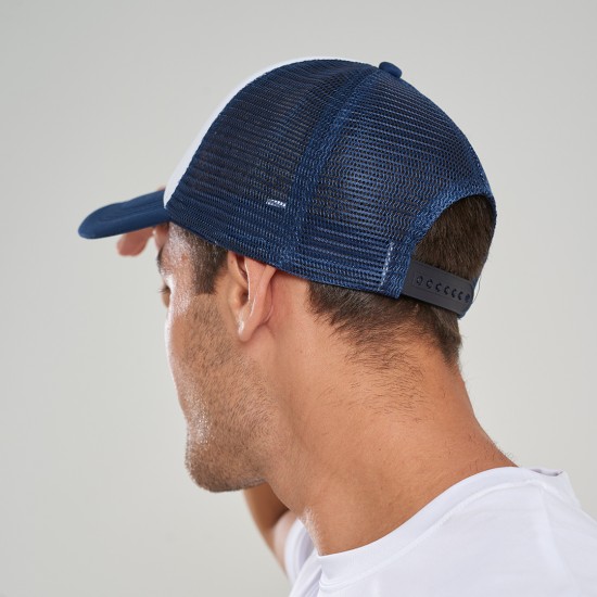 Gorro 5013 Trucker azul marino/blanco