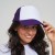 Gorro 5013 Mesh violeta/blanco