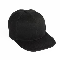Gorro 5040 Visera Plana negro/negro